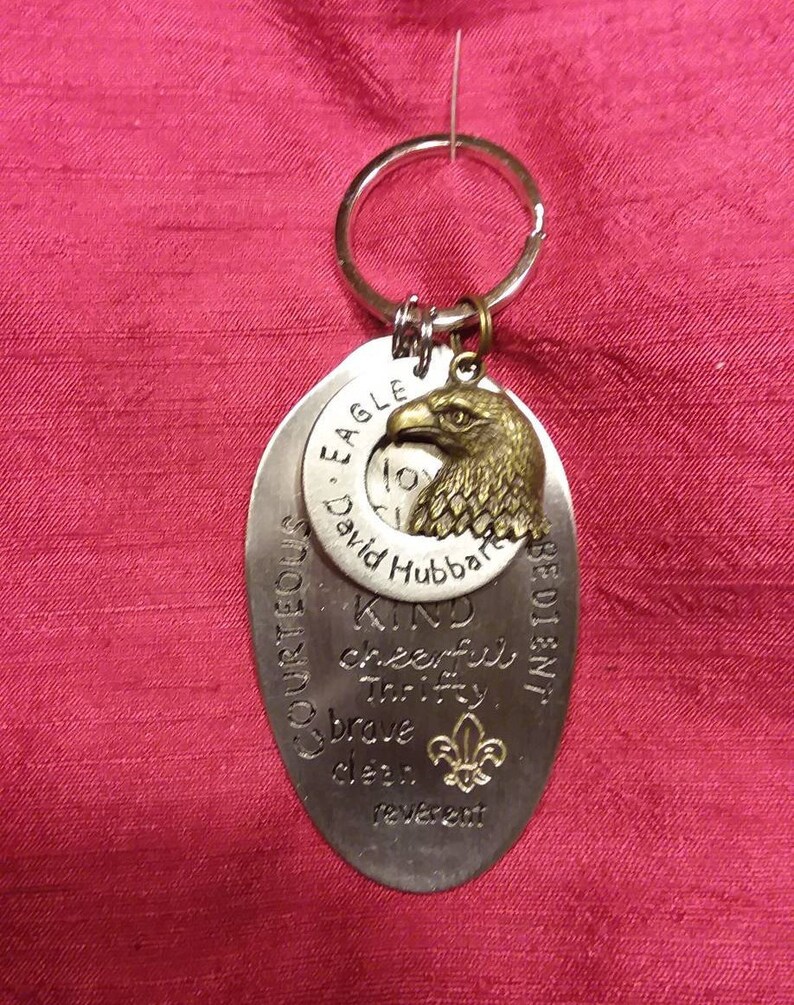 Scout Key Chains Eagle Scout Custom Made Gifts Recycled Etsy