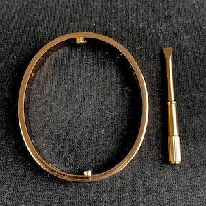 Cartier 18k Rose Gold Charming Bangle Bracelet