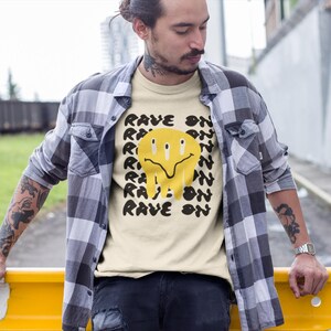 Ier bij het smelten van de smiley T-shirt | Cool casual katoenen T-shirt