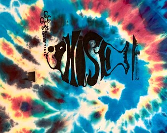 Hand-Dyed Phish Inspired Tie Dye Shirt - SWIRLEY - Size 2X