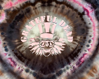Hand-Dyed Grateful Dead Inspired Ice Dye Tie Dye Shirt - CORONA - Size 2X