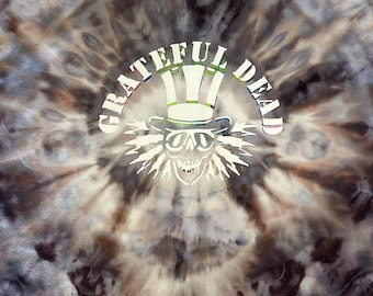 Hand-Dyed Grateful Dead Inspired Ice Dye Tie Dye Shirt - CORONA - Size 2X