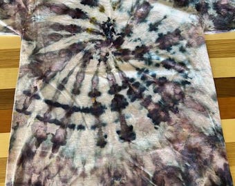 Hand-Dyed Tie Dye Ice Dye Shirt - SWIRLEY - Size M