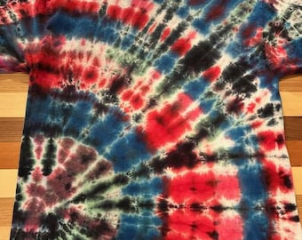 Hand-Dyed Tie Dye Shirt - RIPPLE - Size L