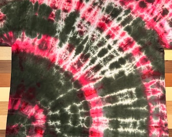Hand-Dyed Christmas Holiday Tie Dye Shirt - RIPPLE - Size XL