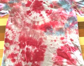 Hand-Dyed 80’s Inspired Tie Dye Shirt - BAD ACID - Size M