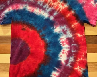 Hand-Dyed Phish Inspired Tie Dye Shirt - Donut RIPPLE - Size S