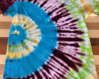 Hand-Dyed Phish Inspired Tie Dye Shirt - DWD RIPPLE - Size M