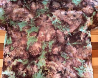 Hand-Dyed Tie Dye Ice Dye Shirt - HAZE - Size XL