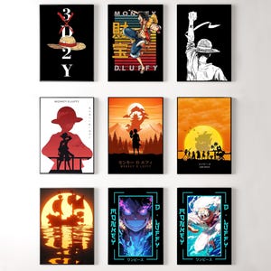 One Piece Anime Poster: Frameless Wall Art Print