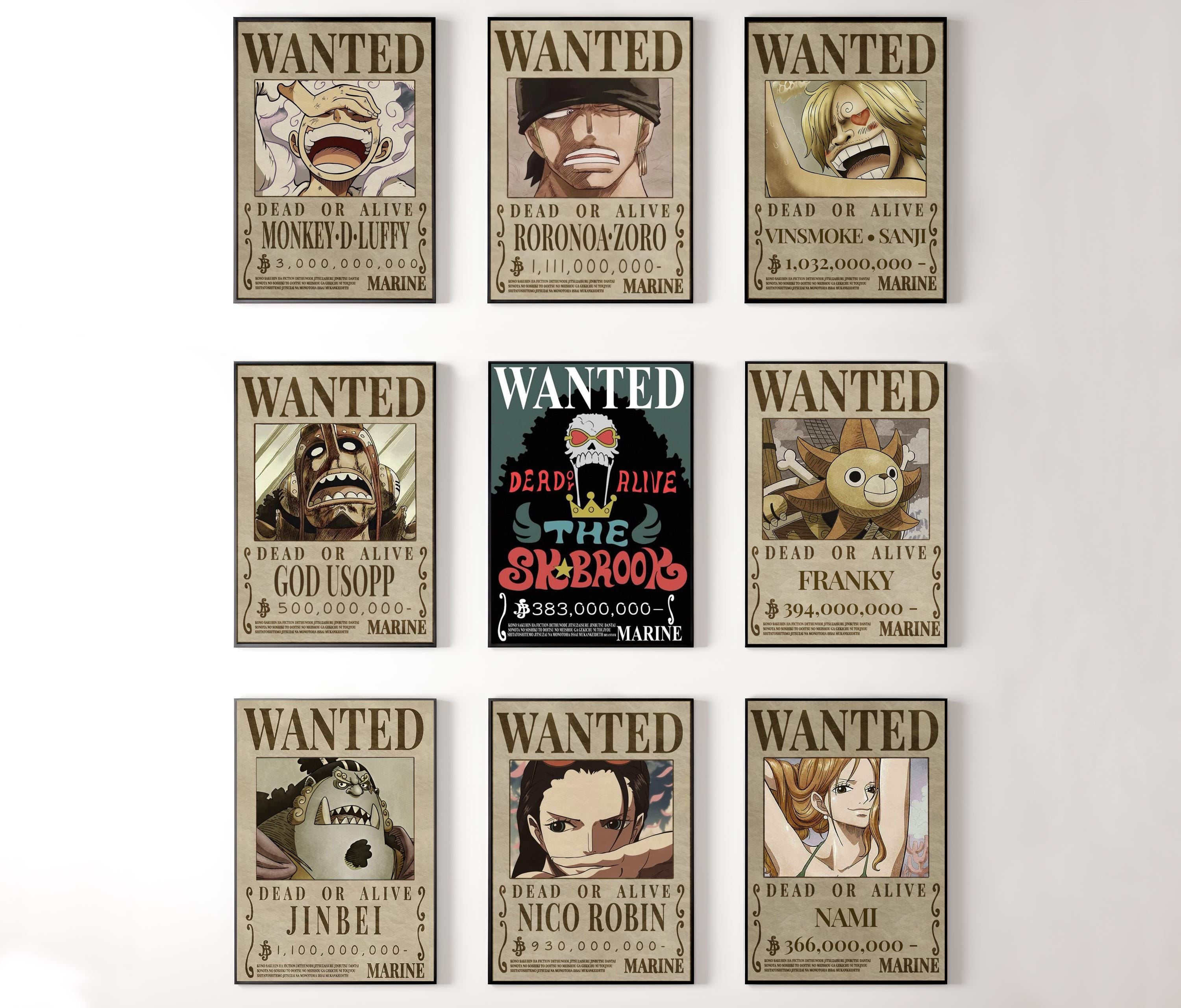 Wanted Poster Buronan Wallpaper Bounty One Piece Hd One Piece
