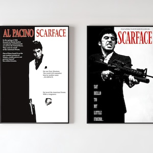 Scarface Movie Poster: Al Pacino, Tony Montana Art Print