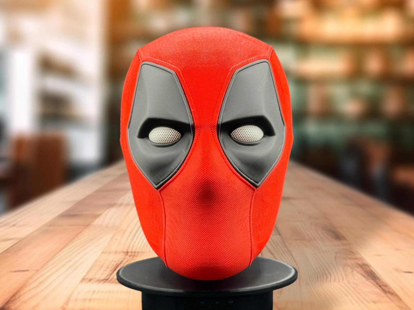 3D Printed Deadpool Cosplay Inspired Helmet/Mask