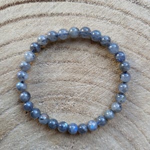 Natural labradorite stone bracelet