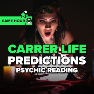 Same Hour Psychic Reading, Career and Life Path– Career Clarity, Intuitive Guidance, Same Day Life Direction Reading, Psychic Predictions