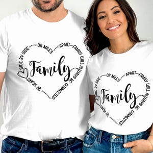 Diseño de camiseta familiar a juego para reunión familiar SVG / Diseño de sublimación de corazón PNG / Descarga digital / Uso comercial