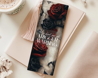 Dark Romance Lesezeichen Png | Smut Buchklub Geschenk | Lesezeichen für Frauen |