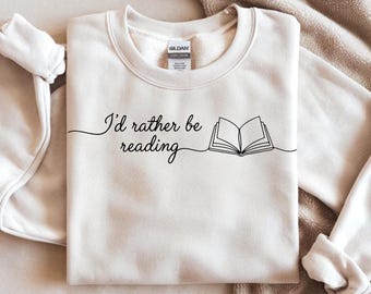 Preferiría estar leyendo SVG PNG Diseño minimalista de lector de libros