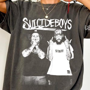 Vintage Suicideboys Shirt, Grey Day 2025 Tour, Suicideboys Merch, G59 Merch Ruby da Cherry and Crim Shirt, G59 Shirt, B&W Tee, Crim Shirt