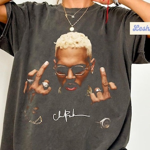 Comfort Colors Chris Brown Middle Finger Shirt, Vintage Breezy Bowl XX Tee, Chris Brown Concert Shirt, Breezy Graphic Tee, CB Tour Shirt