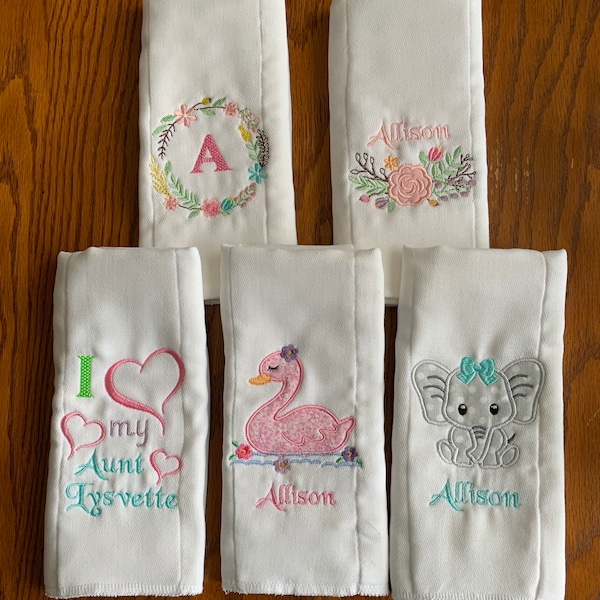 Custom Burp Cloth Etsy