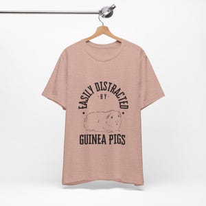 Guinea Pig Lover Unisex Tee, Piggy Owner Gift, Cute Cavy Shirt, Animal Pet T-Shirt, Rodent Fan Top ,loves Guinea pigs