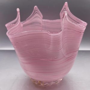 Pink Murano Vase - Etsy