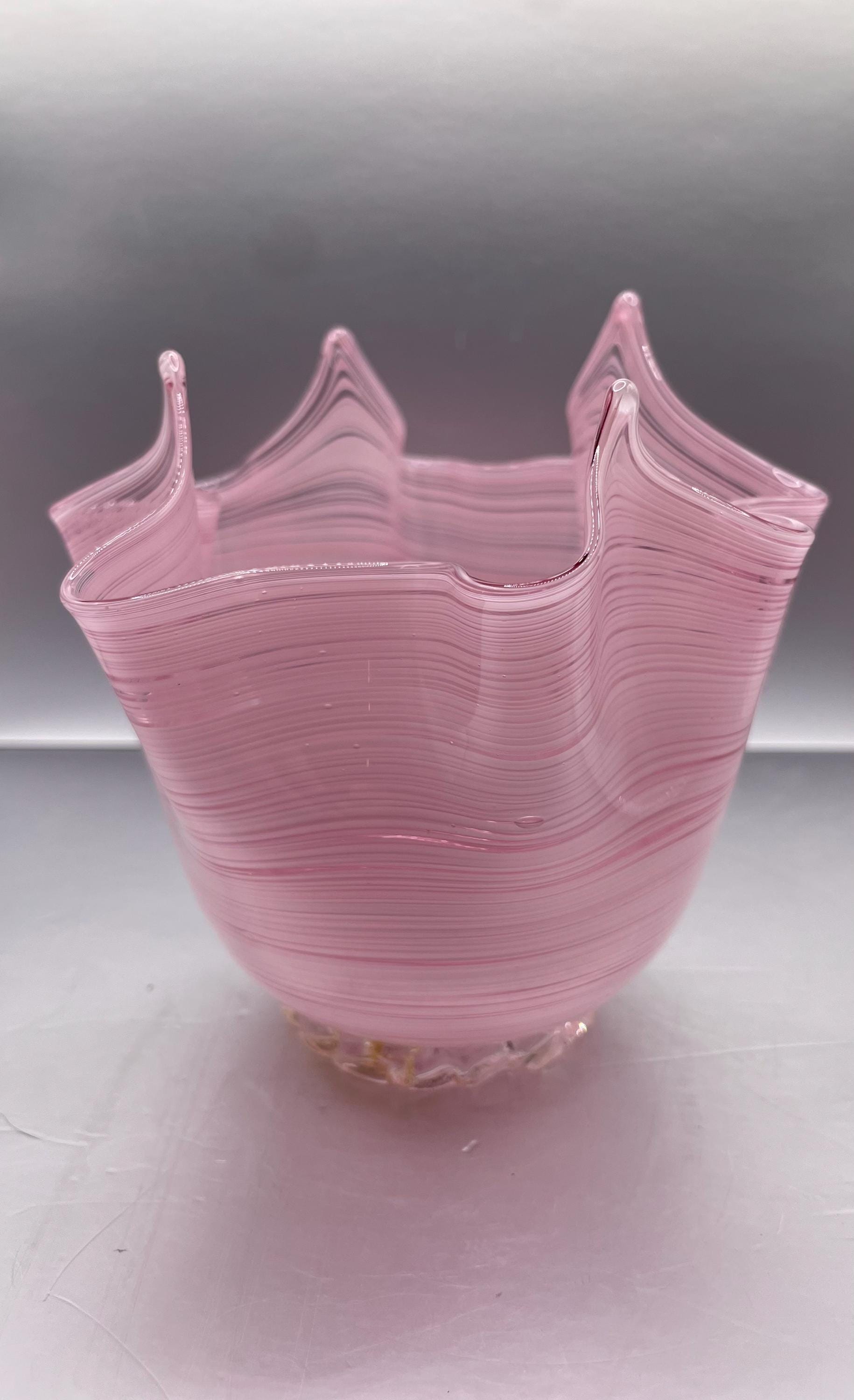 Pink Murano Vase - Etsy