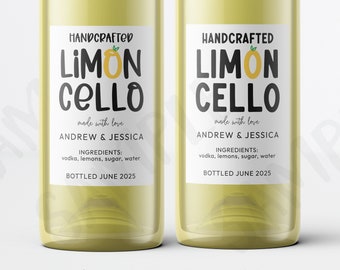 Etichette personalizzate per limoncello, adesivi divertenti stampati per limoncello, adesivi personalizzati per limoncello, etichette fai da te per bomboniere di nozze fatte in casa per matrimoni italiani