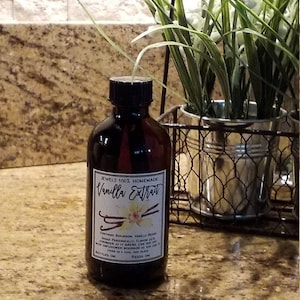 Custom Vanilla Extract Labels, Printed Vanilla Extract Stickers, Personalized Homemade Vanilla Extract, Business / Product Label, Glossy image 6