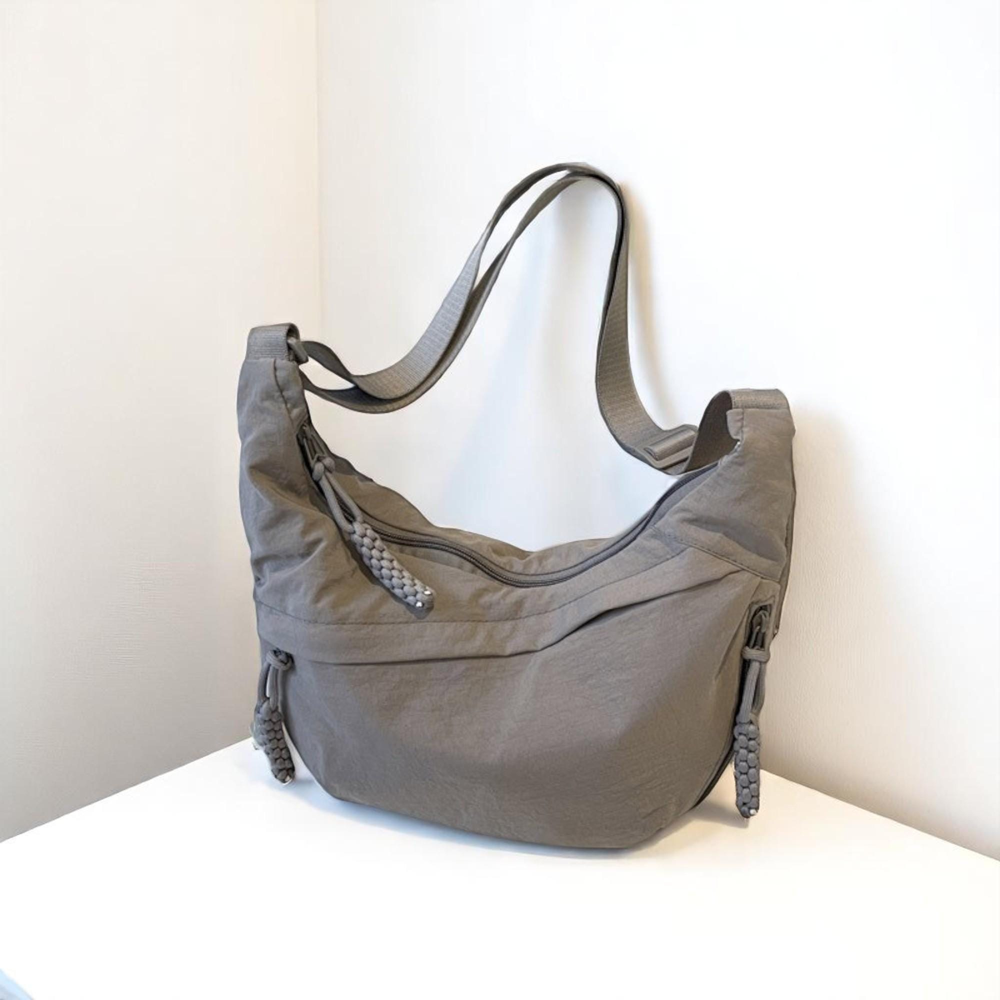 ★ ★ Unisex Sling Nylon Crossbody Hobo Bag 4K309 fdce3544-55e7-49ef-a7b8-
