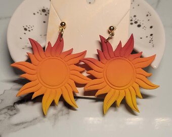 Ombre Sun Summer Earrings