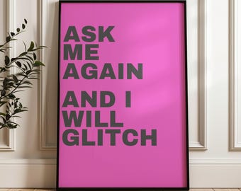 AuDHD Poster – ADHD Identity Print – Contemporary Typography