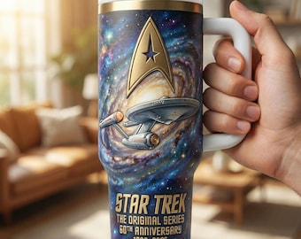 Star Trek 60th Anniversary 40oz Stanley Style Tumbler