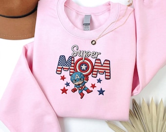 Avengers Super Mom Shirt, Disney Marvel Mom Tee, Disney Mom T-shirt, New Mom, Mothers Day Sweatshirt, Superhero Matching Mother Shirt