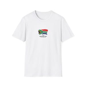 South African Heritage Day Unisex T-Shirt, Softstyle Tee, Casual Wear, Gift for Heritage Celebrations, South African Flag Shirt