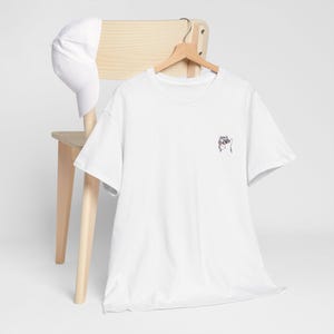 T-shirt introverti pour amoureux des chats, T-shirt en coton unisexe, haut pour chat rigolo, cadeau pour les propriétaires de chats, chemise humour introverti, cadeau pour amoureux des animaux