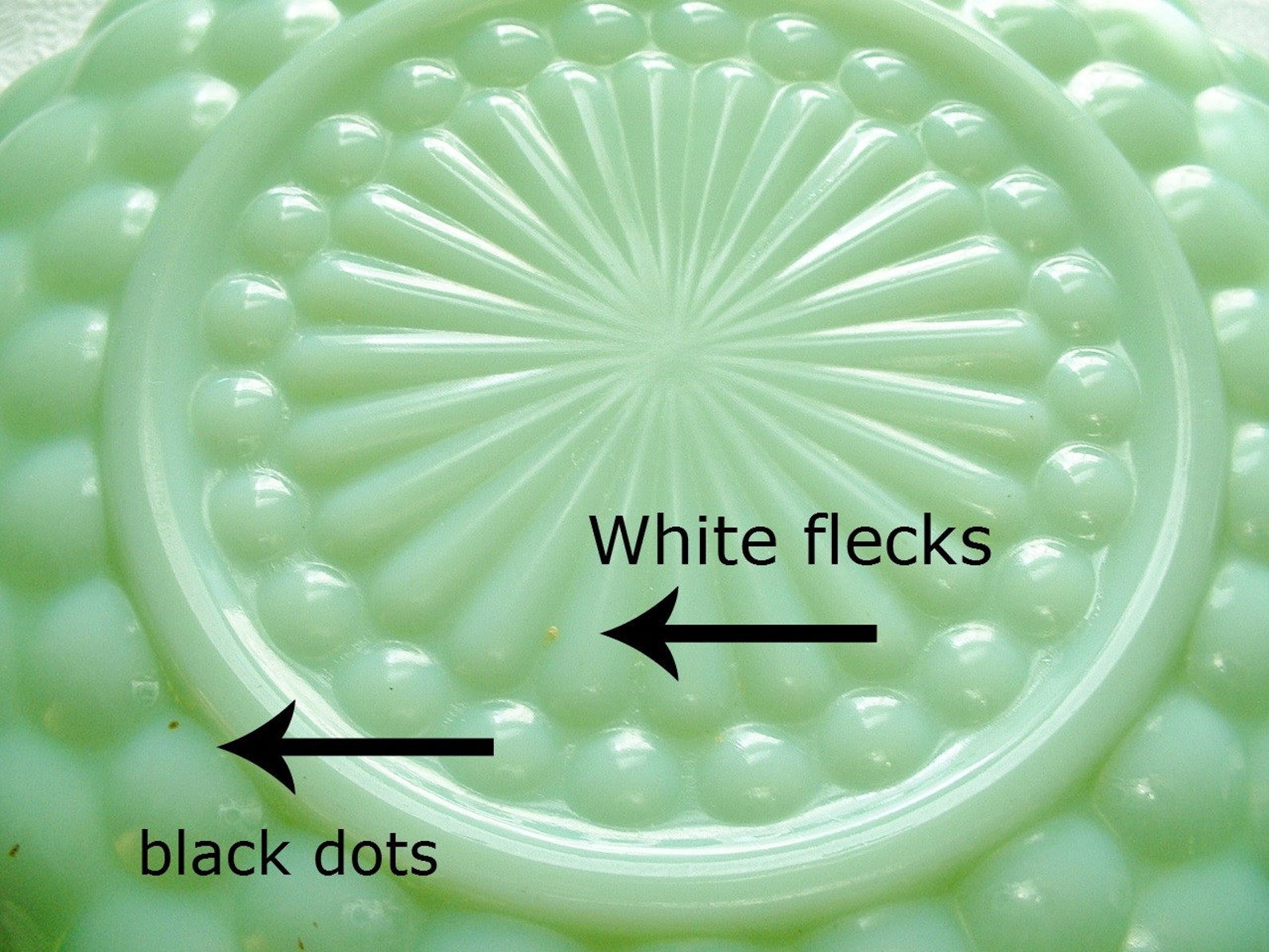 Vintage Jadeite Fire King Bubble Bowl Jadite Etsy