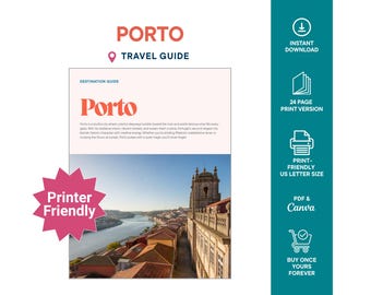 Porto Travel Guide | Portugal City Trip Planner (Printable PDF)