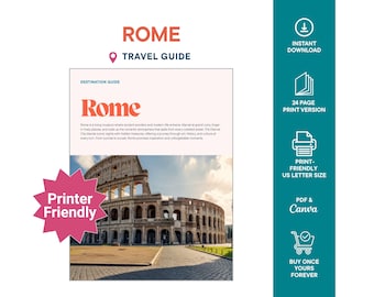 Rom Reiseführer | Italien Urlaubs-Planer (druckbare PDF)