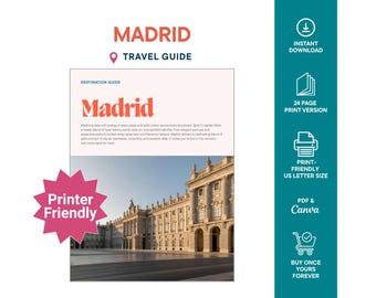 Madrid Travel Guide | 4-Day Itinerary, Spain (Printable PDF)
