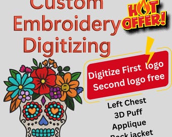 Benutzerdefinierte Stickerei Digitalisierung,Logo Digitalisierung,Stickerei,Digitalisierungsservice,3D Blätterteig