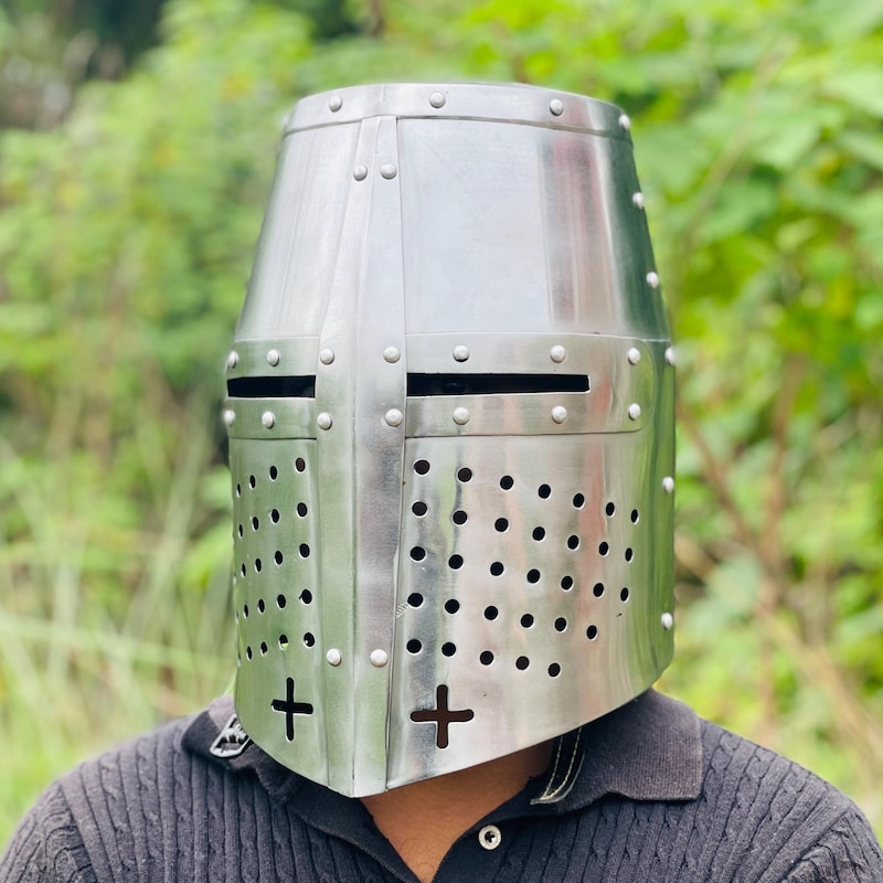 Full Face Helmet Larp Etsy UK
