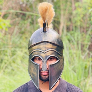 Corinthian Helme t~ Spartan Helmet ~ Greek Helmet for Costumes and Display ~  Best Gift For Him