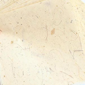 50 Blatt 20x20x1,5 cm (20x20x20cm) Bio-Papier Art Papier quadratisch Art Papiere mit Maulbeerbaumrinde, zur Dekoration, Scrapbooking, Malerei, DIY-Handwerk