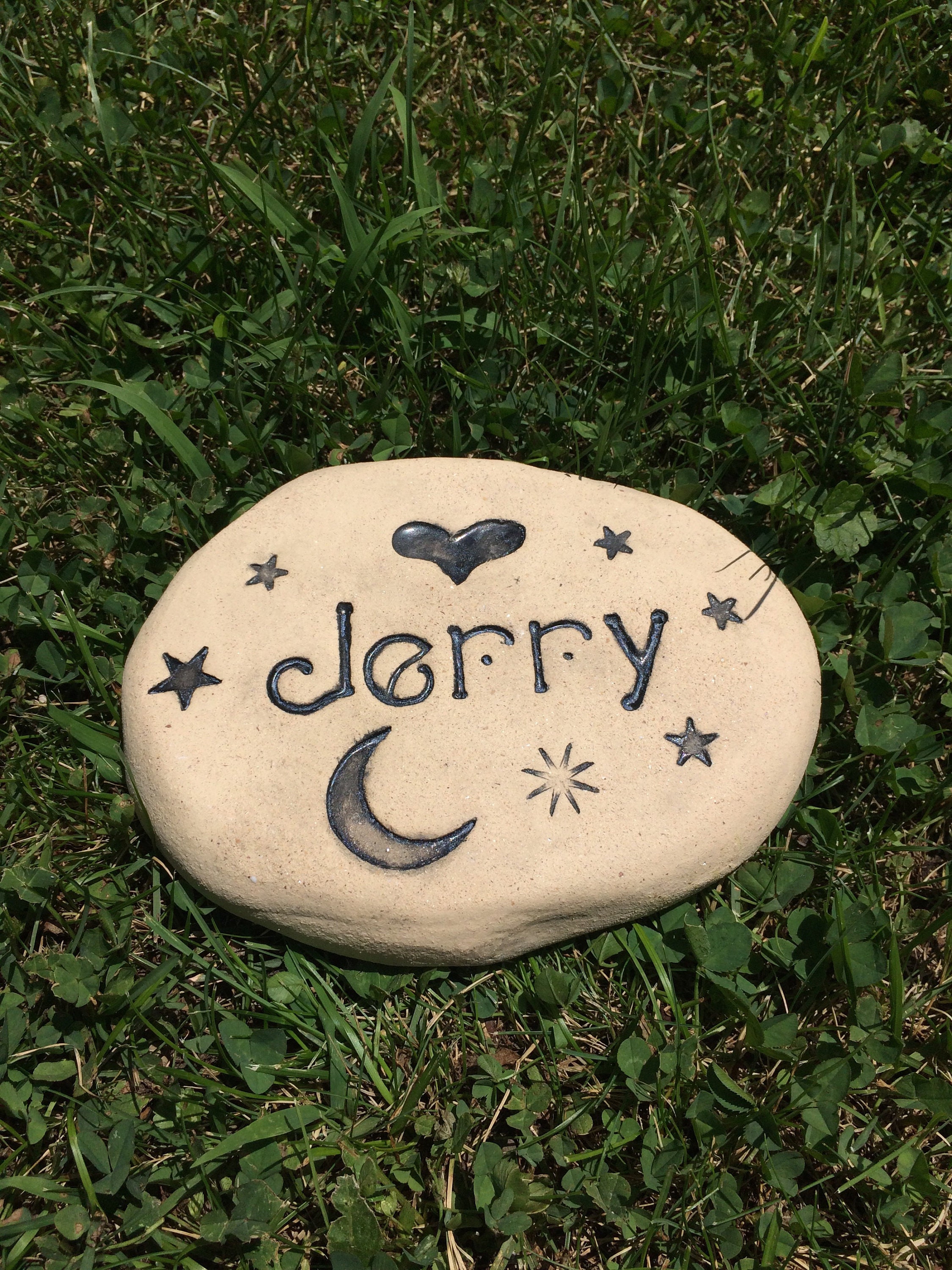 Personalized garden stones with Children Names. Garden gifts. Etsy