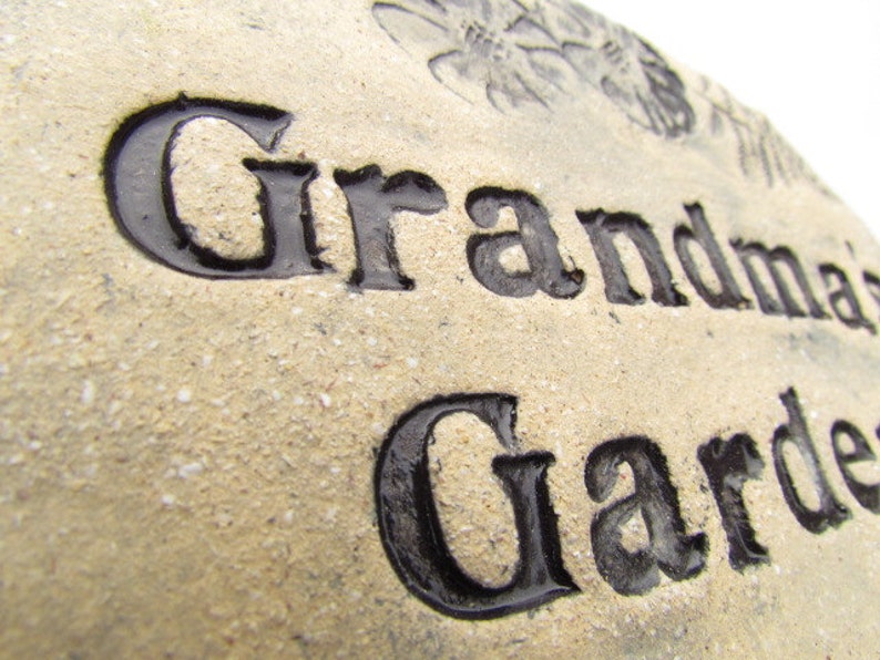 Download Fine Art Ceramics Seeds New Grandmother Gift Grandma S Garden Stone Grandma Sign Grandma Plant Marker For Flowers Herbs Art Collectibles