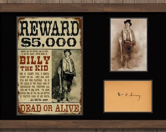 Billy the Kid Print Set | Vintage Western Wanted Poster (Digital Download)