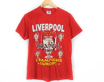 Vintage Liverpool Vintage Istanbul 2005 Champions Europe Final Shirt Jersey S