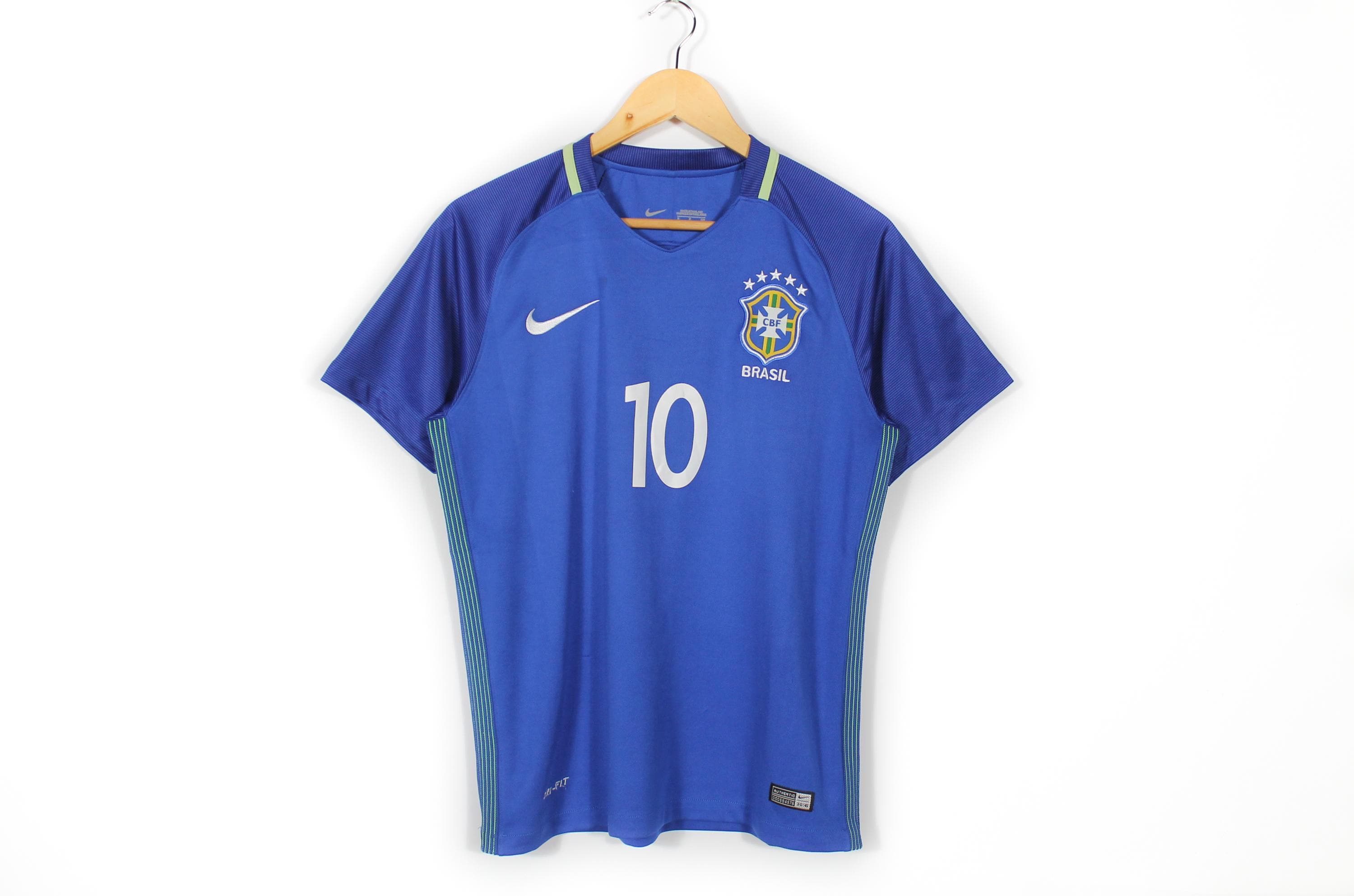 Nike Neymar Jr 2016 Brazil National Team Jersey Soccer Shirt Mens